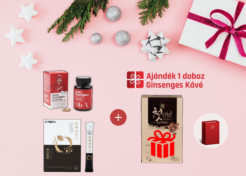 Karácsonyi Mini Csomag ajándék kávéval