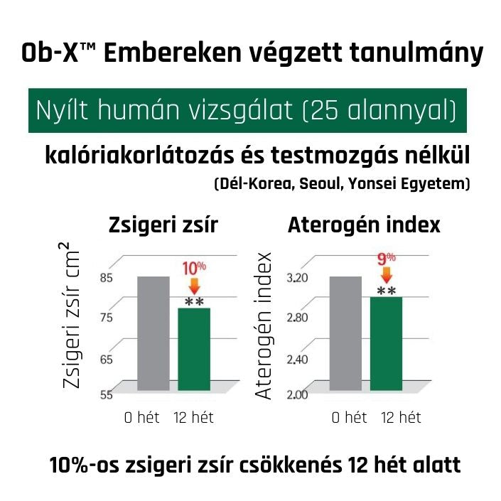 Ob-X  - Koreai Testzsír százalék csökkentő tabletta 60db